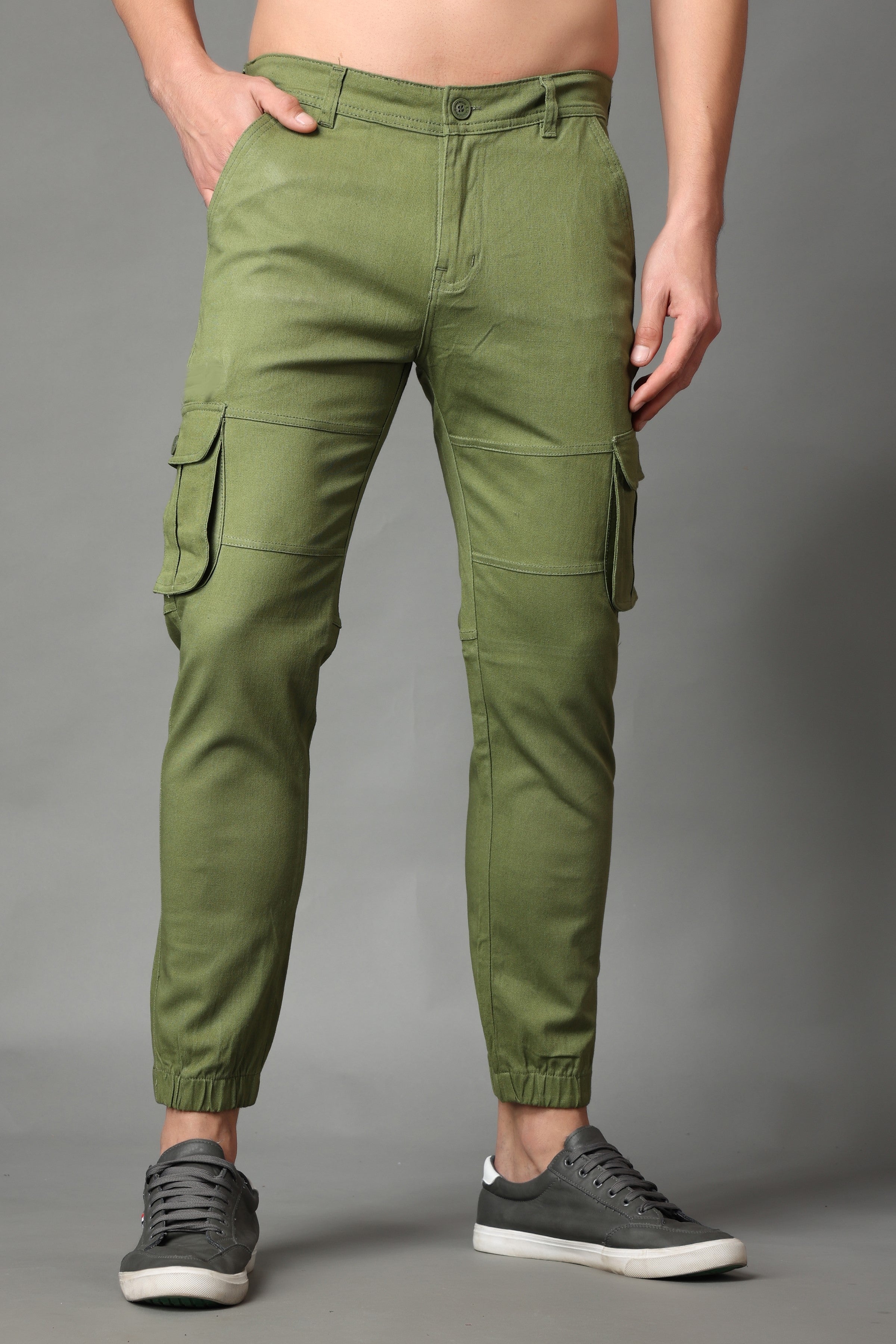 New Look pull on smart trousers in dark green | ASOS