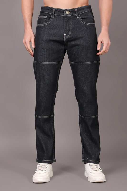 ZAYSH Men Relaxed fit Mid Rise Dark Grey Jeans Pants (MJRP-2D-06)