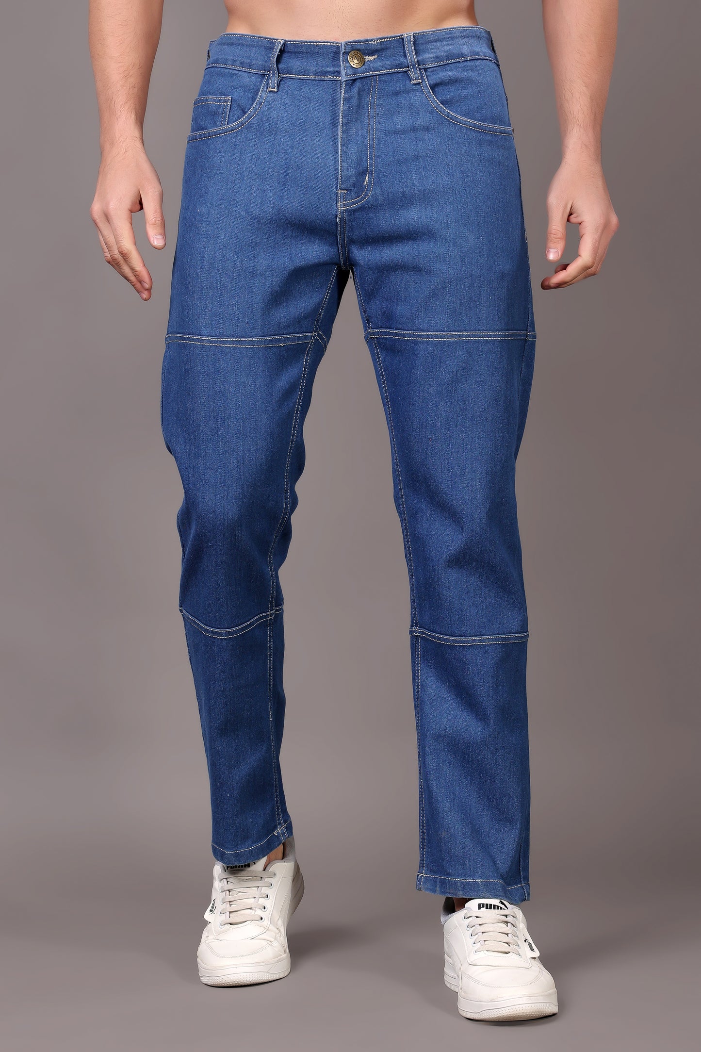 ZAYSH Men Relaxed fit Mid Rise Blue Jeans Pants (MJRP-2D-01)