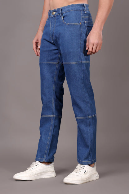 ZAYSH Men Relaxed fit Mid Rise Blue Jeans Pants (MJRP-2D-01)