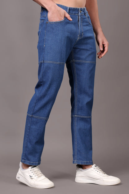 ZAYSH Men Relaxed fit Mid Rise Blue Jeans Pants (MJRP-2D-01)